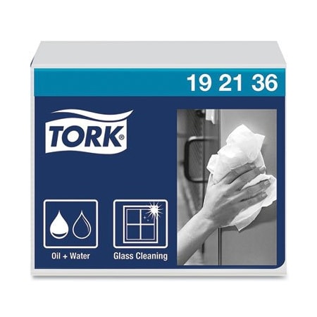 Tork Tork, HEAVY-DUTY PAPER WIPER 1/4 FOLD, 12.5 X 13, WHITE, 16PK 192136
